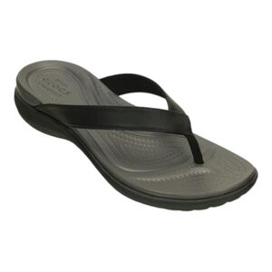 CROCS Capri V Women's Flip Flop Sandals in Gray 7